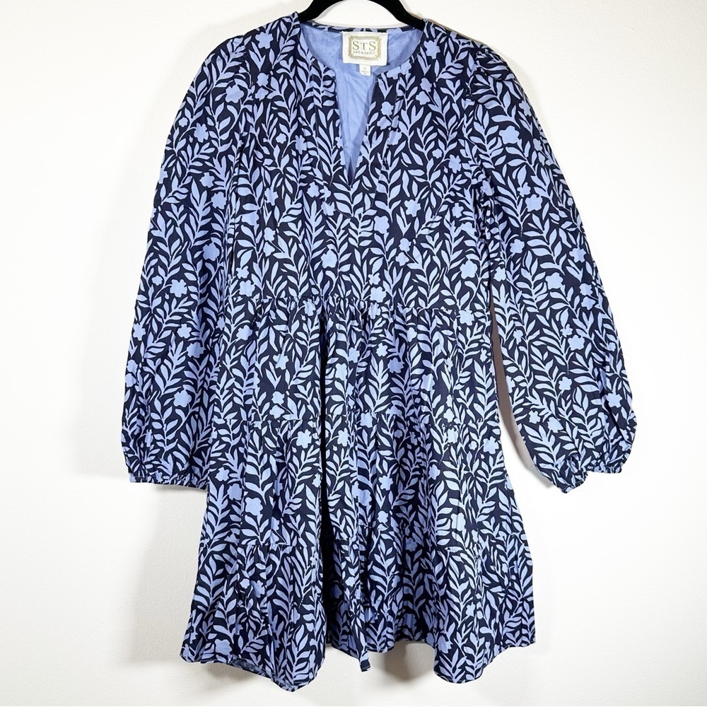 NWOT Sail to Sable x Tuckernuck Longsleeve Cotton Cottage Mini Dress Size XS